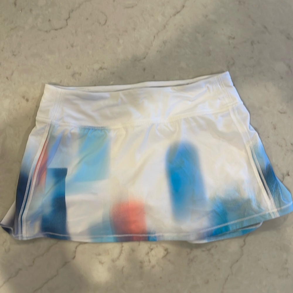 Lululemon Pace Rival White with Watercolor